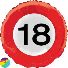 Folija balon - 18 Prometni znak Folija balon - 18 Prometni znak